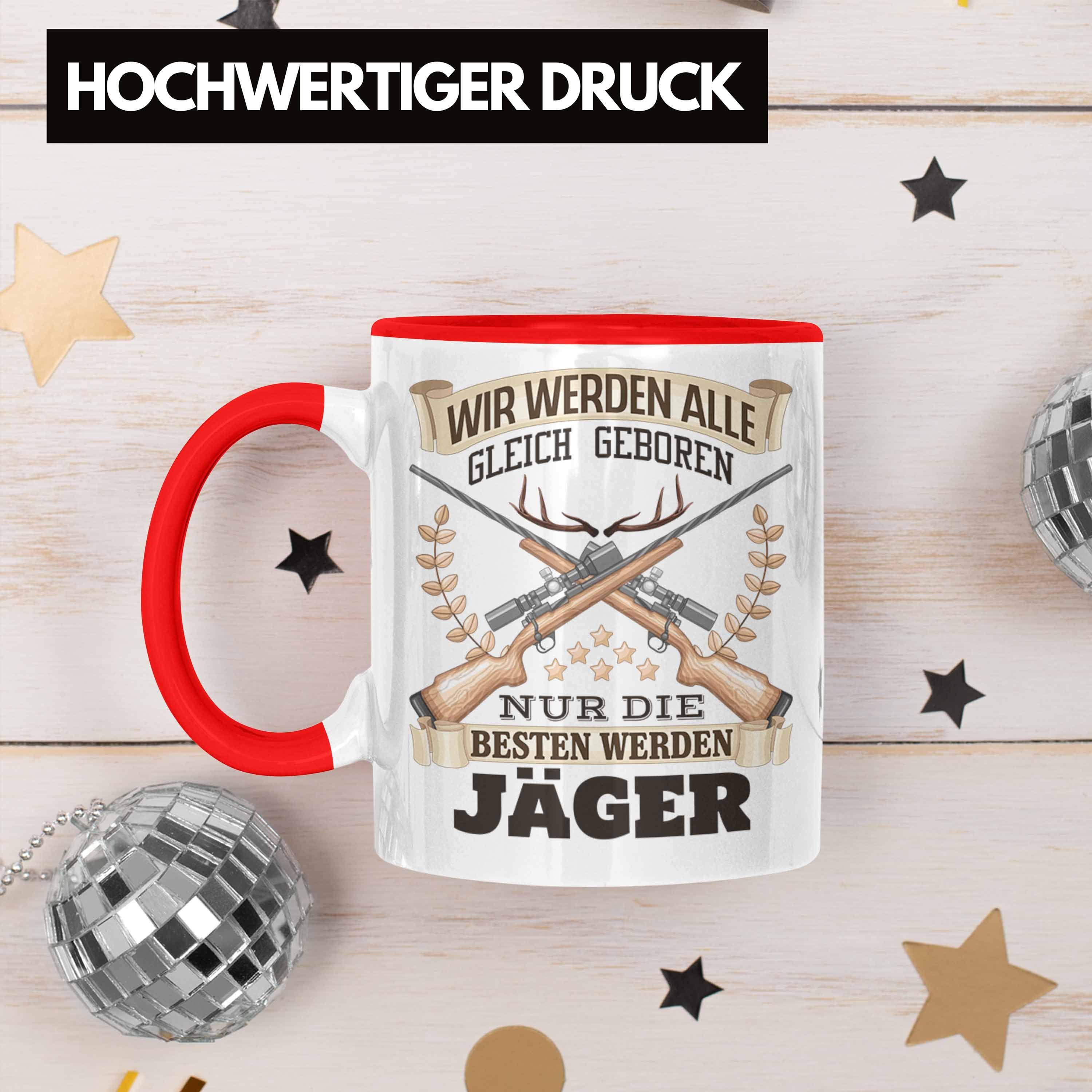 Rot Tasse Trendation Jäger Jäger Tasse Bester Jagd Geschenk Spruch