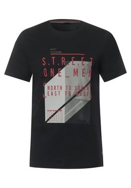 STREET ONE MEN T-Shirt mit Print-Mix