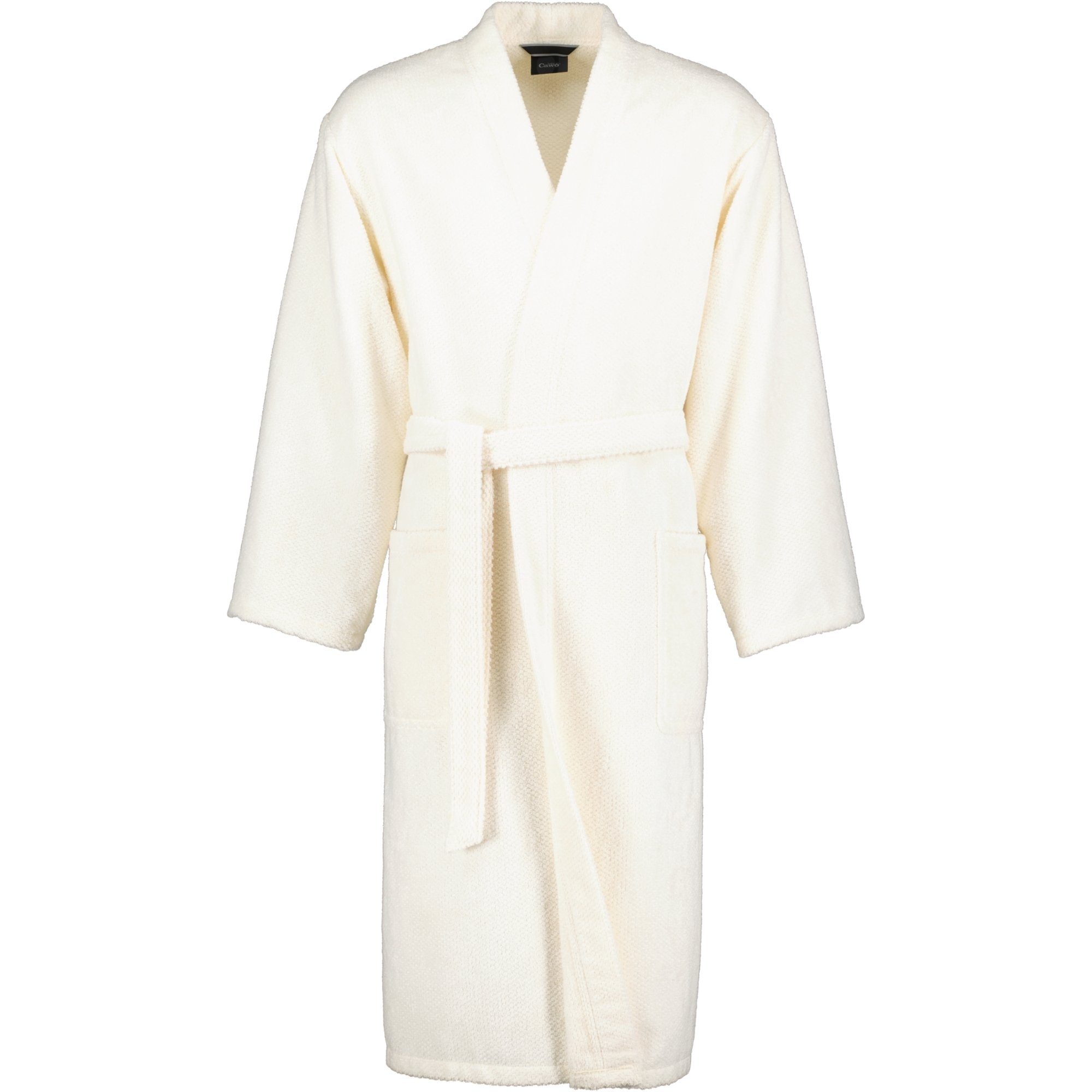 Cawö Herrenbademantel Pure 5622 Kimono Frottier, Kimono, 100% Baumwolle