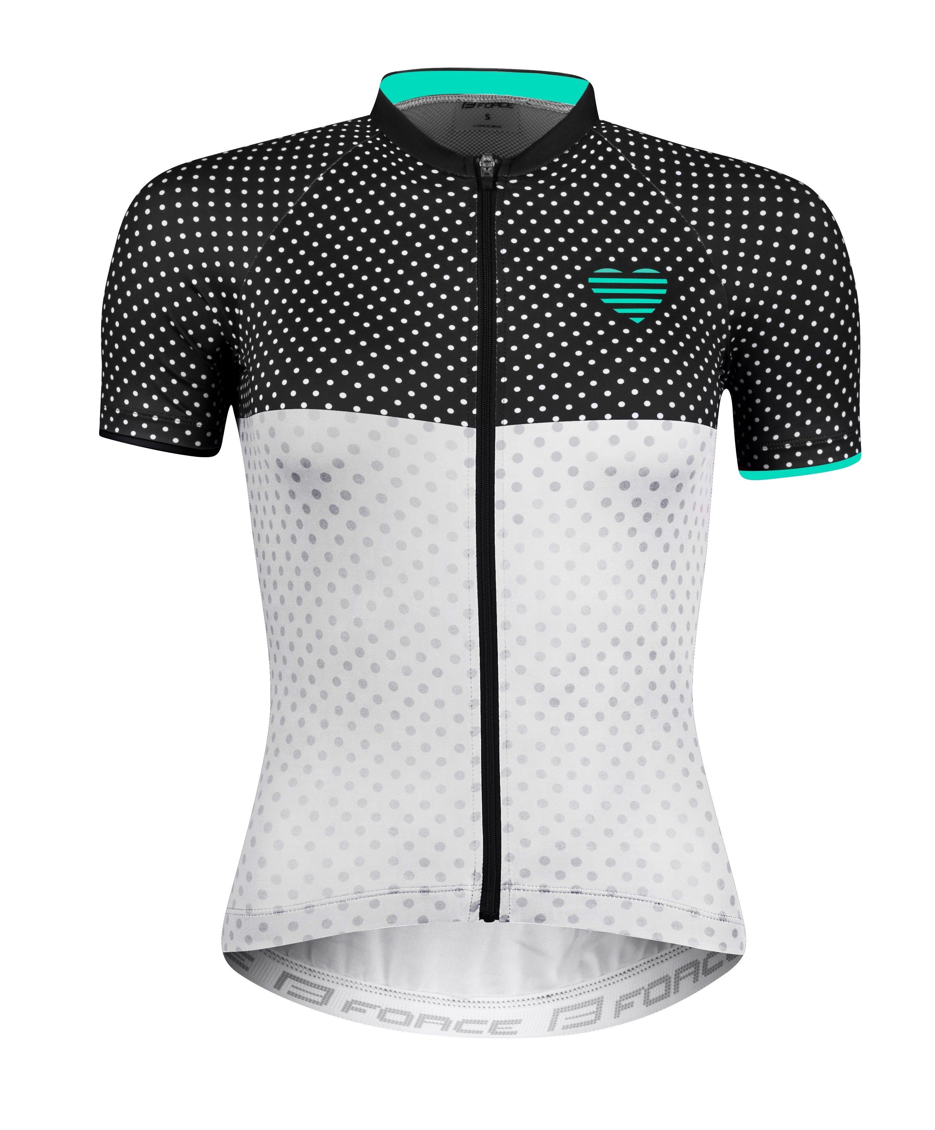 FORCE Radtrikot Jersey Force POINTS Kurzjacke Damen türkis %%% günstig online kaufen