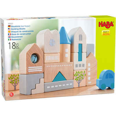 Haba Spielbausteine HABA 305531 - Bausteine Bad Rodach, 18 Teile