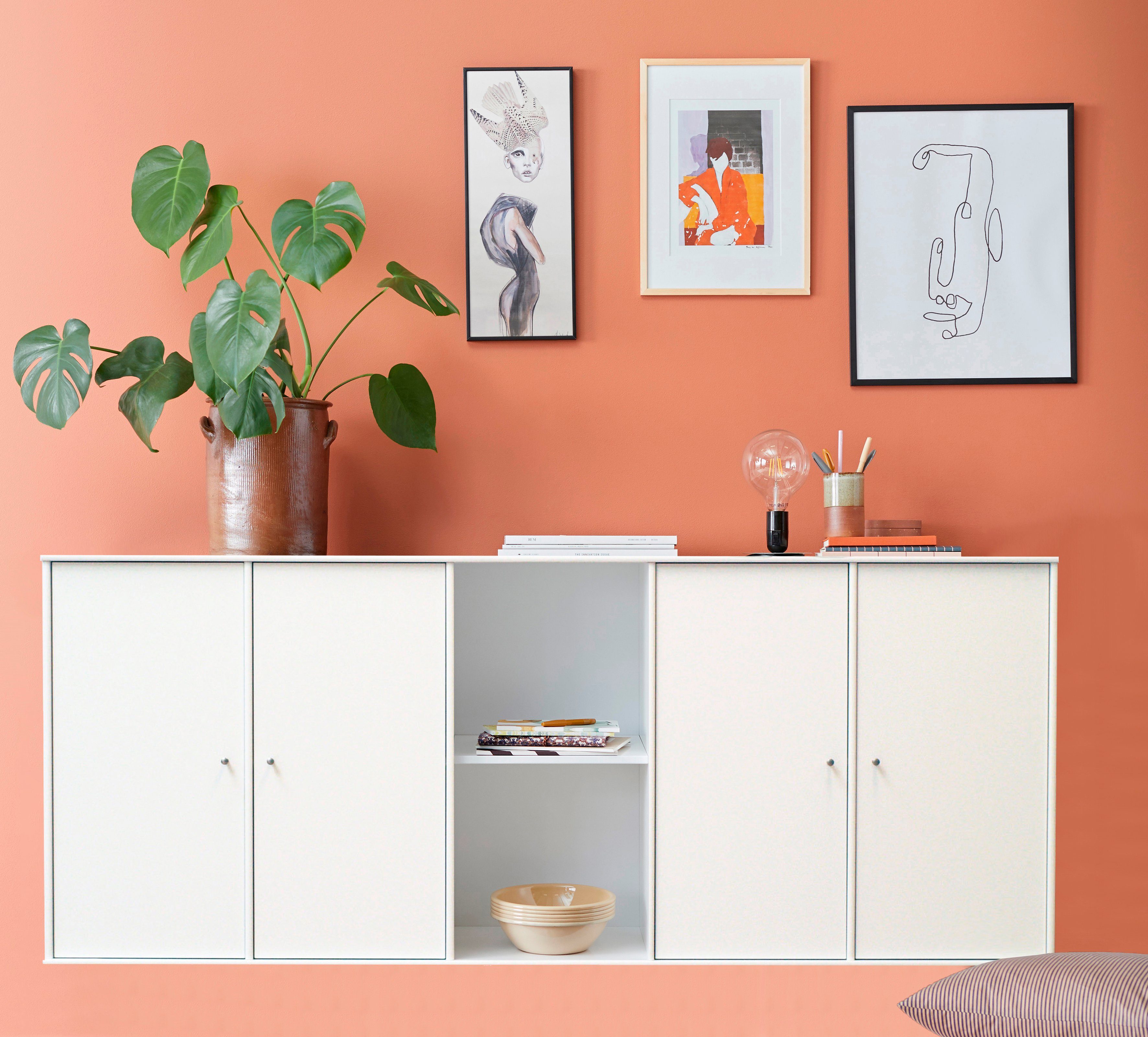 Hammel Furniture Türfront Mistral Kubus 062, Tür passend zur Sideboard & Bücherregal (1 St), für Korpus 025, 026, 116 und 117, Blick nach r. oder l., Breite: 32 cm