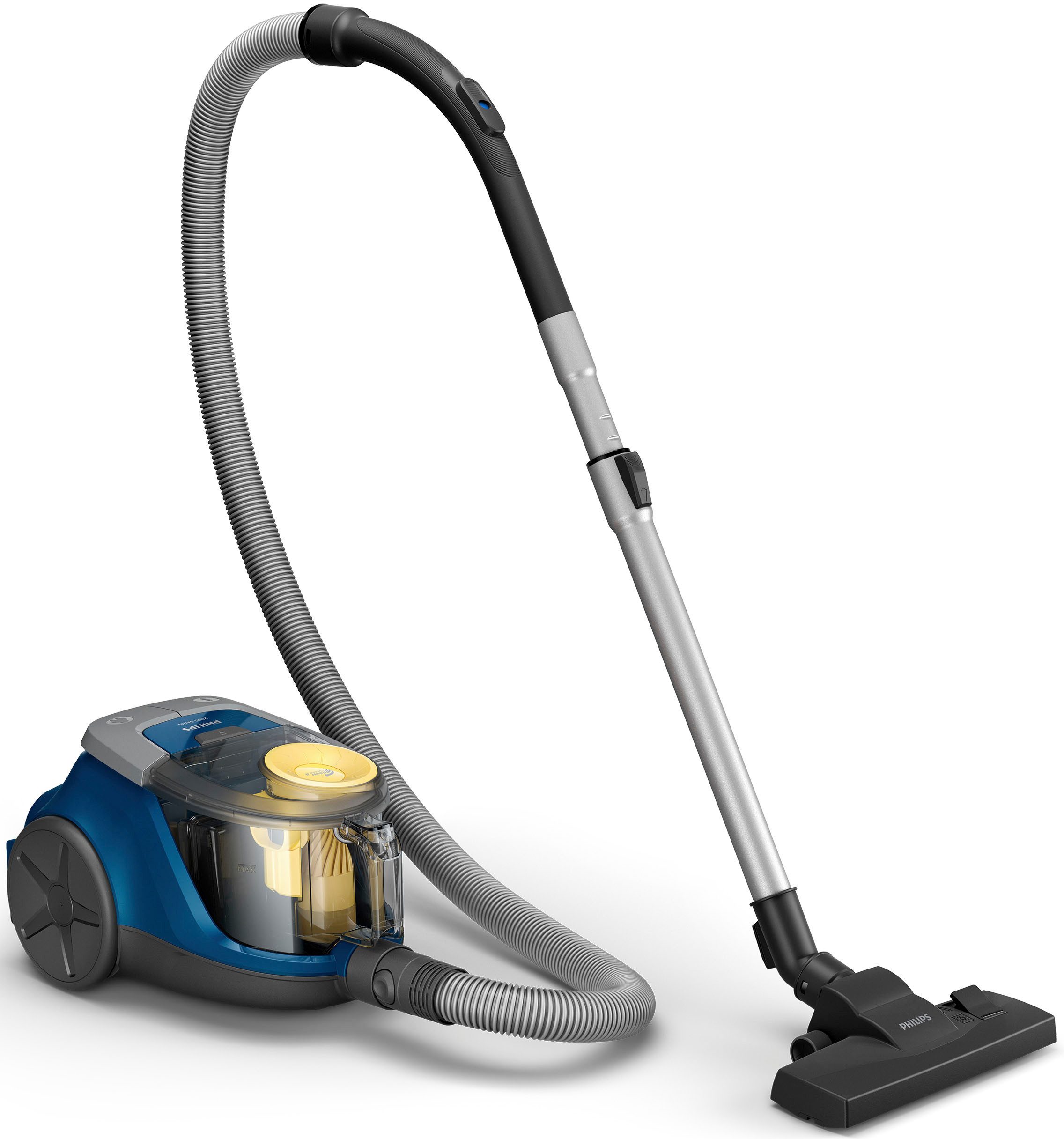 Philips Bodenstaubsauger XB2125/09 2000 Series, 850 W, beutellos, mit 1,3l Fassungsvermögen, Super-Clean-Luftfilter, PowerCyclone 4