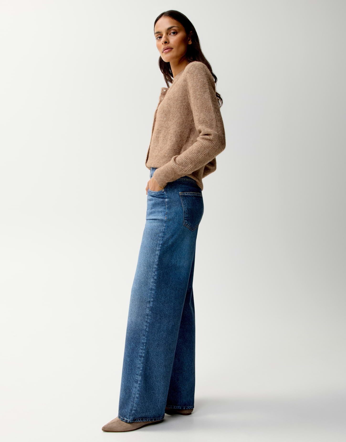 OPUS PANTS Stoffhose MUCIA CRUISE bedruckte Wide Leg Pants Komfortbund mit dekorativen Nietenprints – Bild 5 von 5