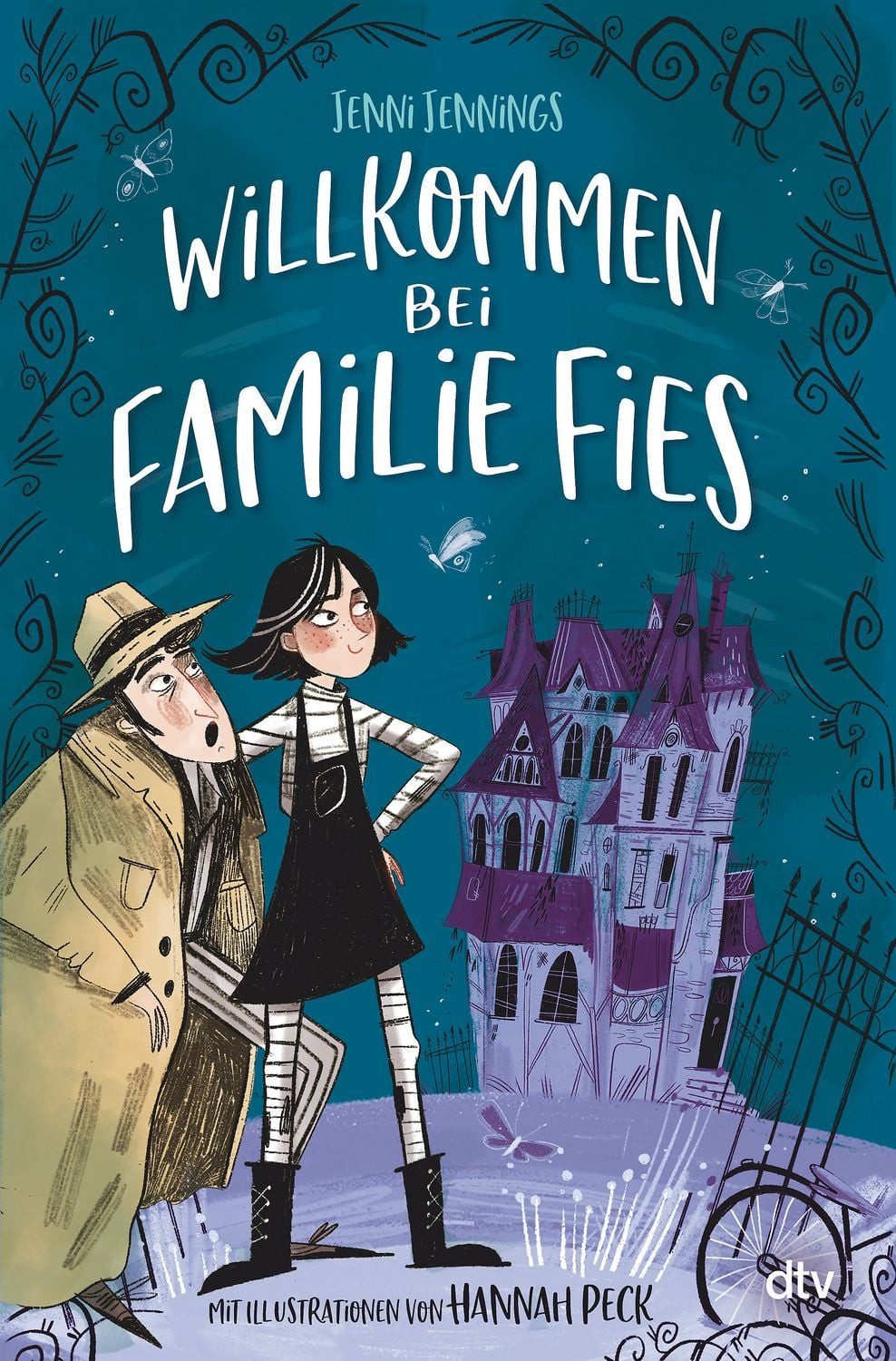 Kinderbuch Willkommen bei Familie Fies – Nicht ohne unsere Geister! Schräg-lustig Jenni Jennings