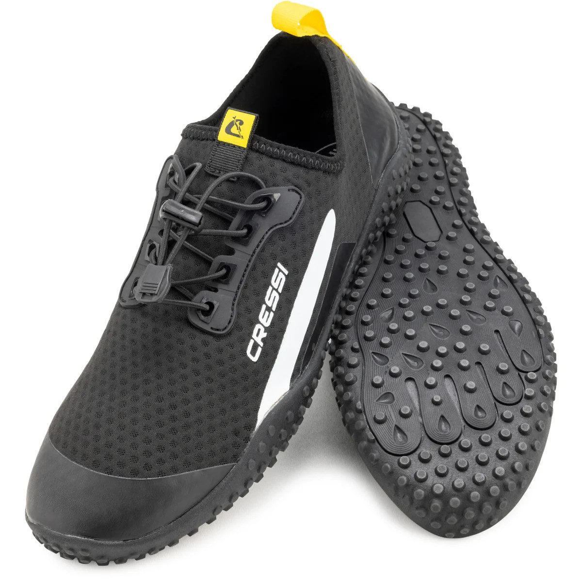Cressi Sonar Wasserschuh black/yellow Badeschuh günstig online kaufen