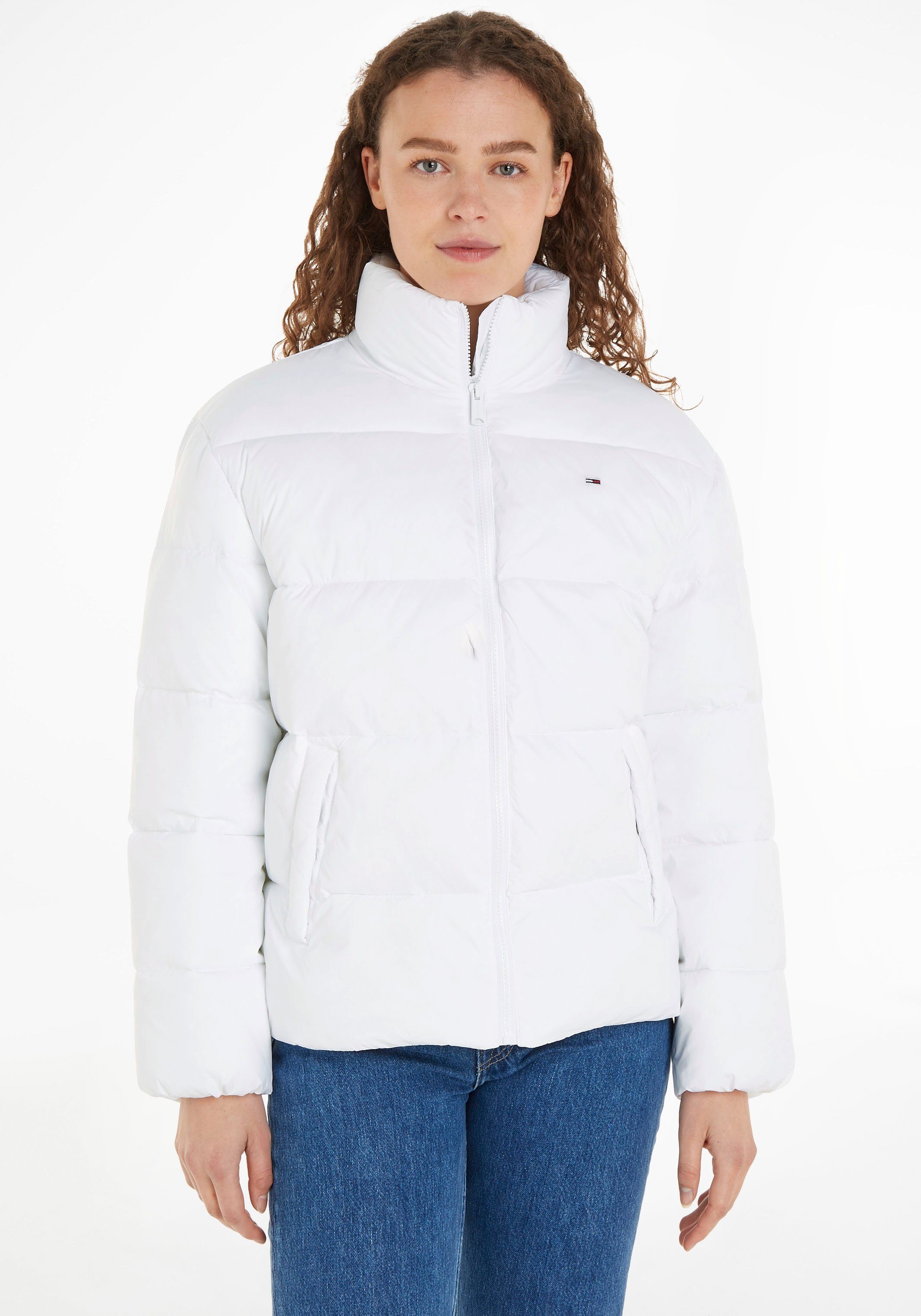 White Steppjacke mit Aufhänger Jeans PUFFER Tommy MODERN TJW