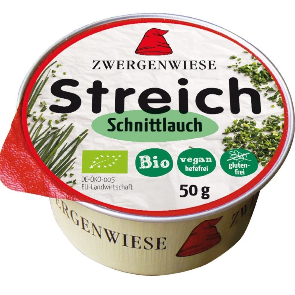 Zwergenwiese Herzhafter Brotaufstrich Kleiner Streich - Schnittlauch 50g