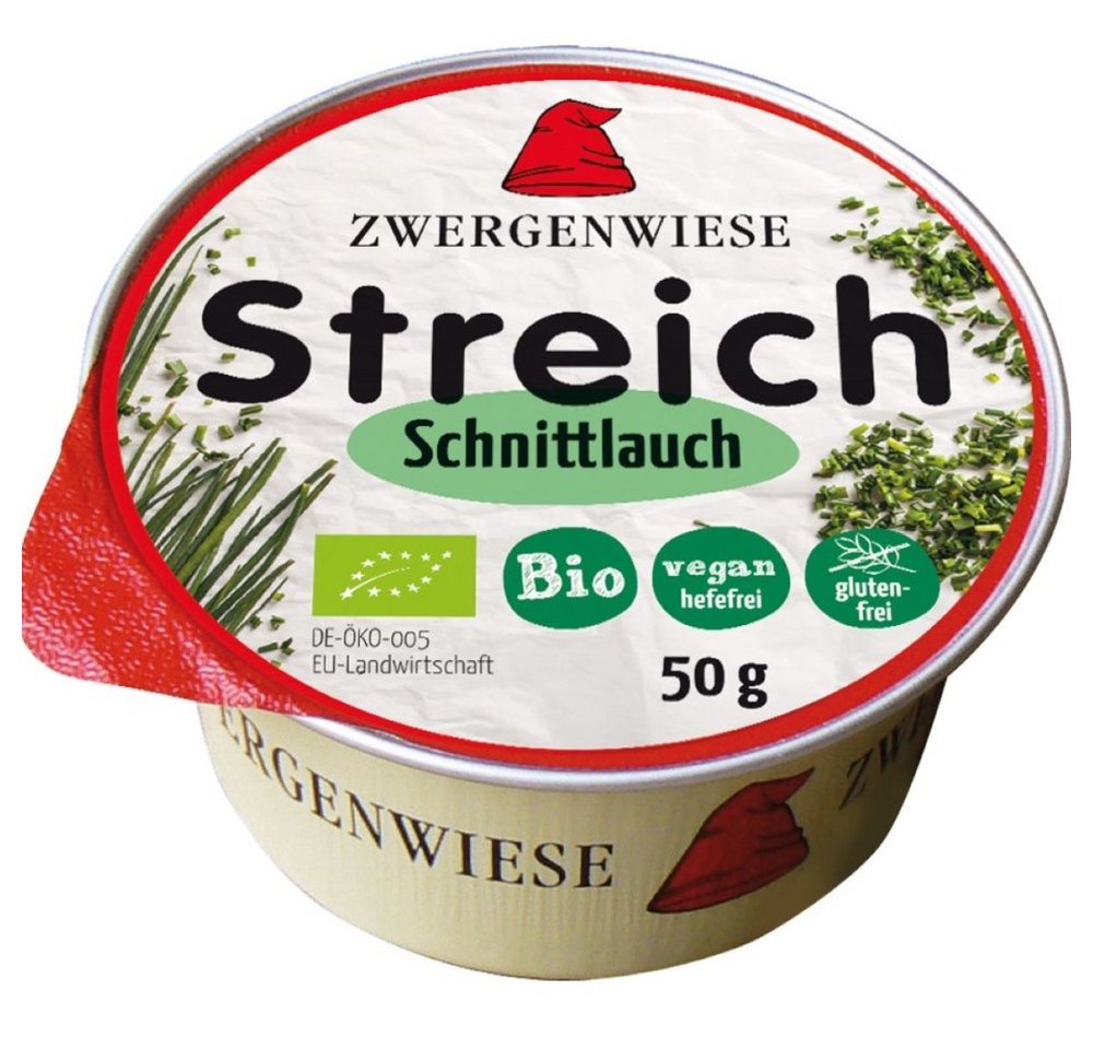 Zwergenwiese Herzhafter Brotaufstrich Kleiner Streich - Schnittlauch 50g