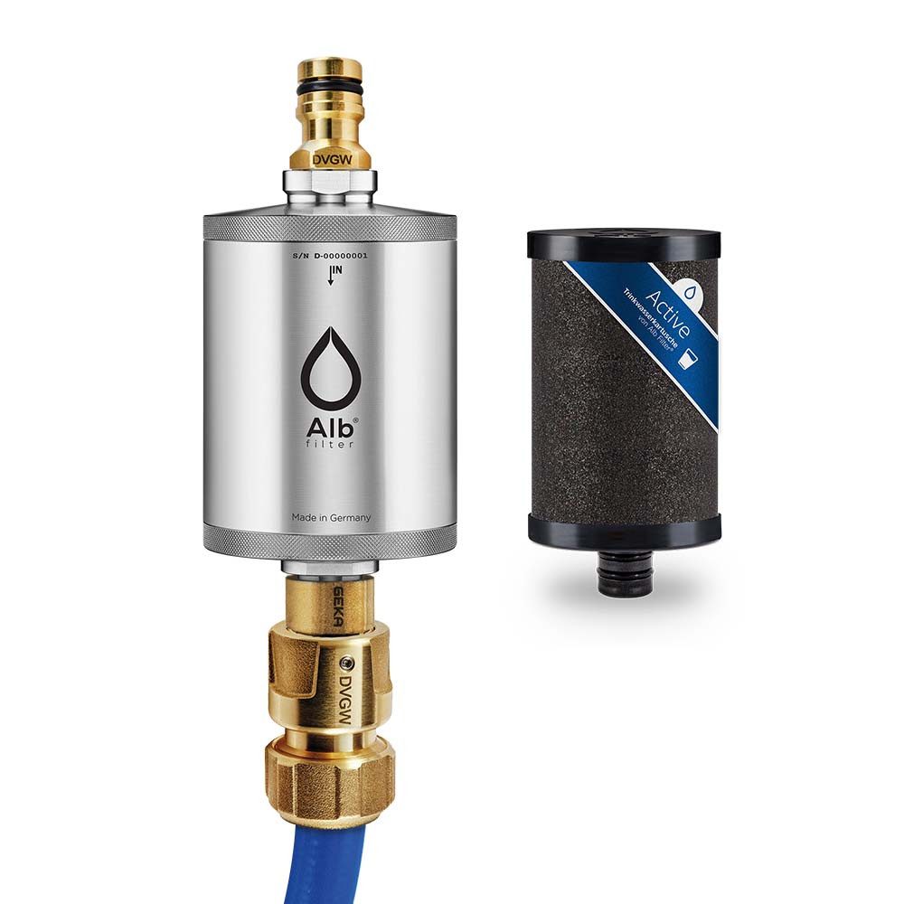 Wasserfilter Alb Filter MOBIL Active Trinkwasserfilter, Mit GEKA Anschluss
