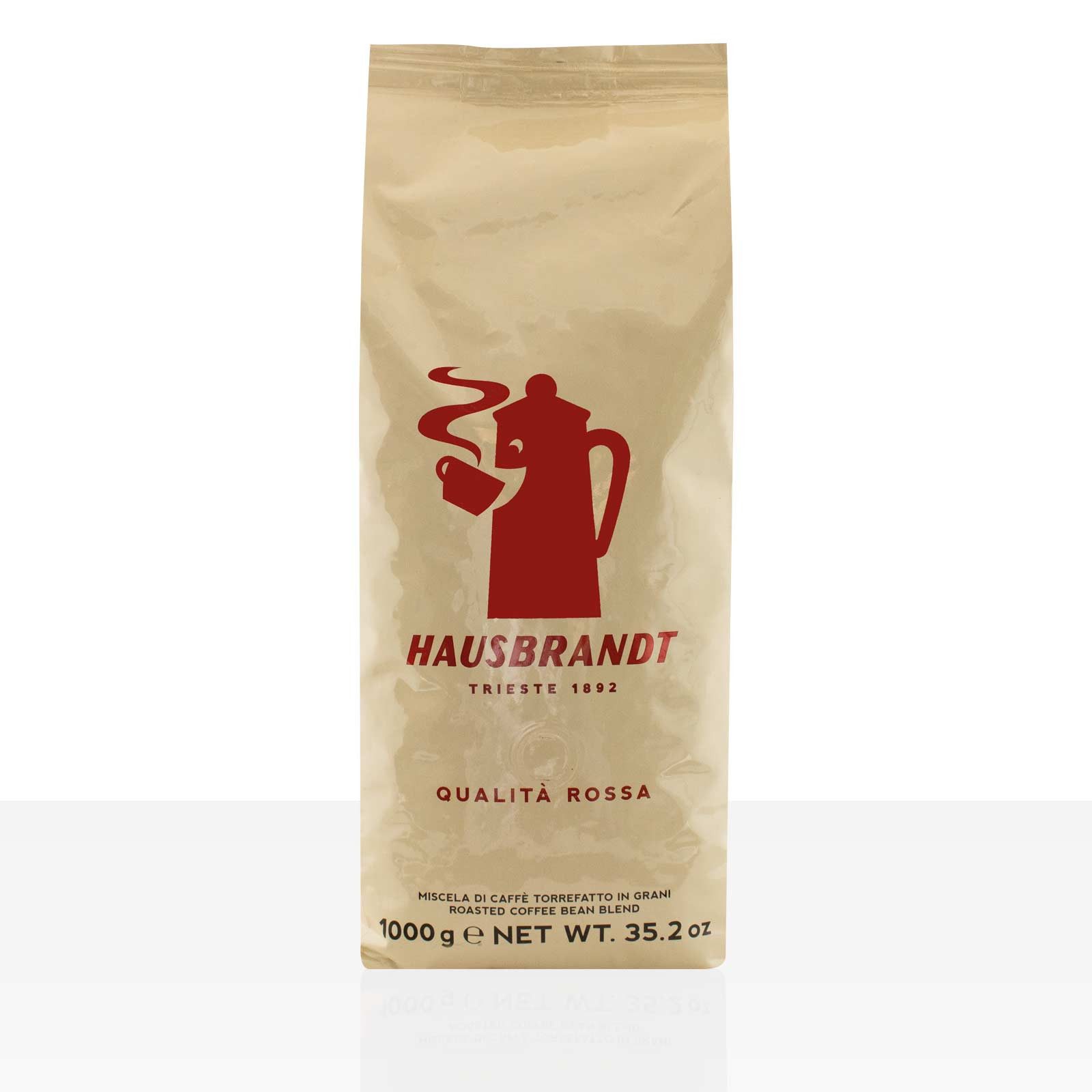 Hausbrandt Kaffee Hausbrandt Qualita Rossa Espresso 6 x 1kg Kaffeebohnen