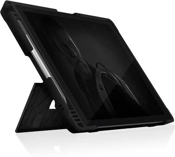 STM Tablet-Hülle Dux Shell Case Microsoft Surface Pro, Schutzhülle nach Militär-Standard I Stylus Fach I Transparente Rückseite I Standfunktion, Schwarz / Transparent