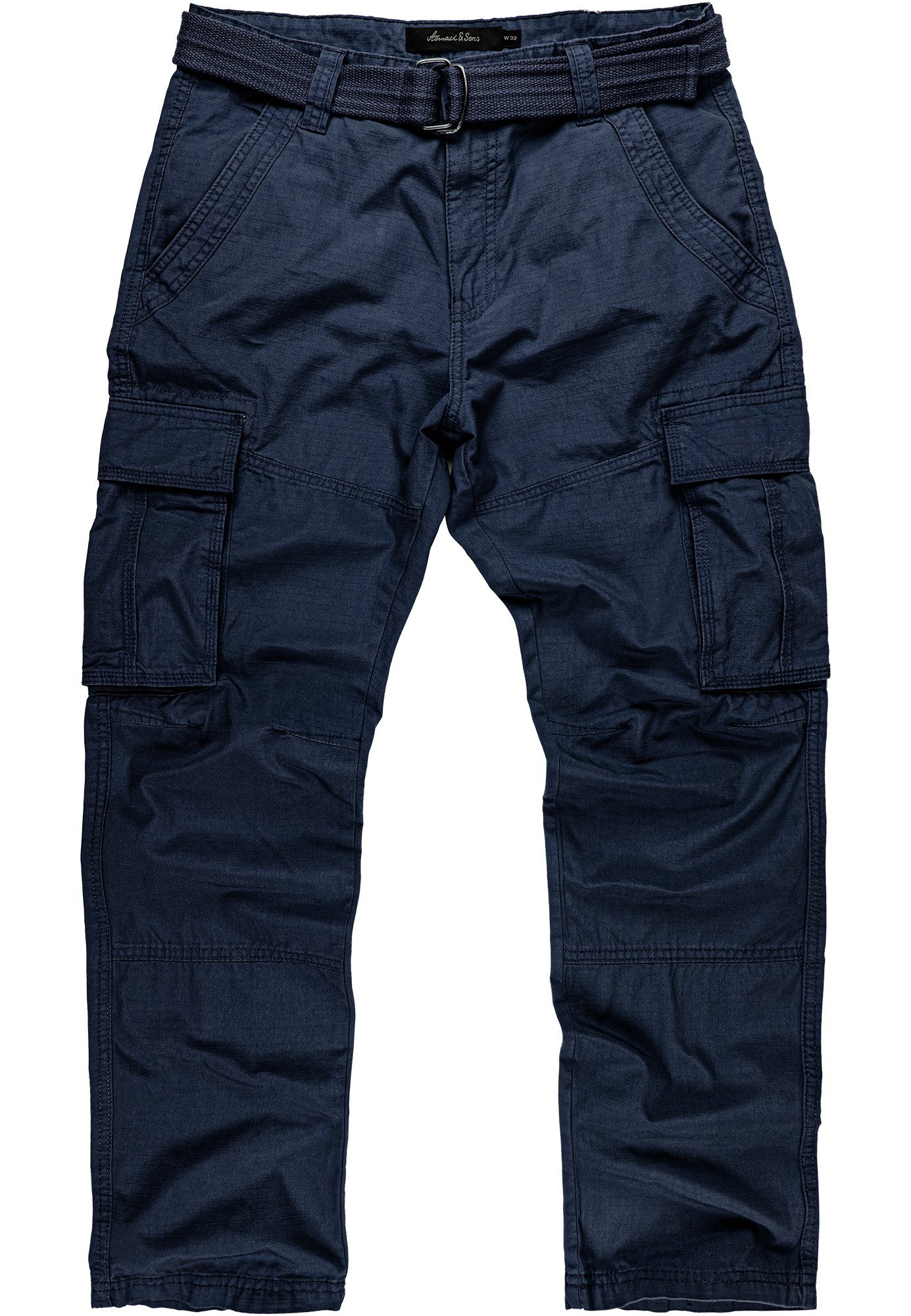 Amaci&Sons Cargohose PASCAGOULA Cargopants Herren Loosefit Jogger Cargo Chi günstig online kaufen