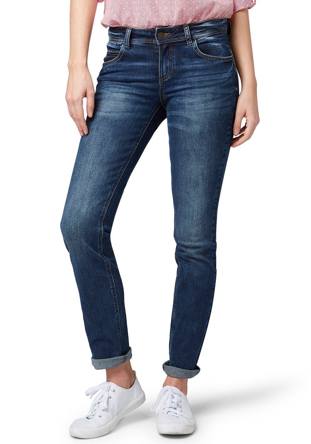 TOM TAILOR Straight-Jeans Alexa Straight in 5-Pocket-Form