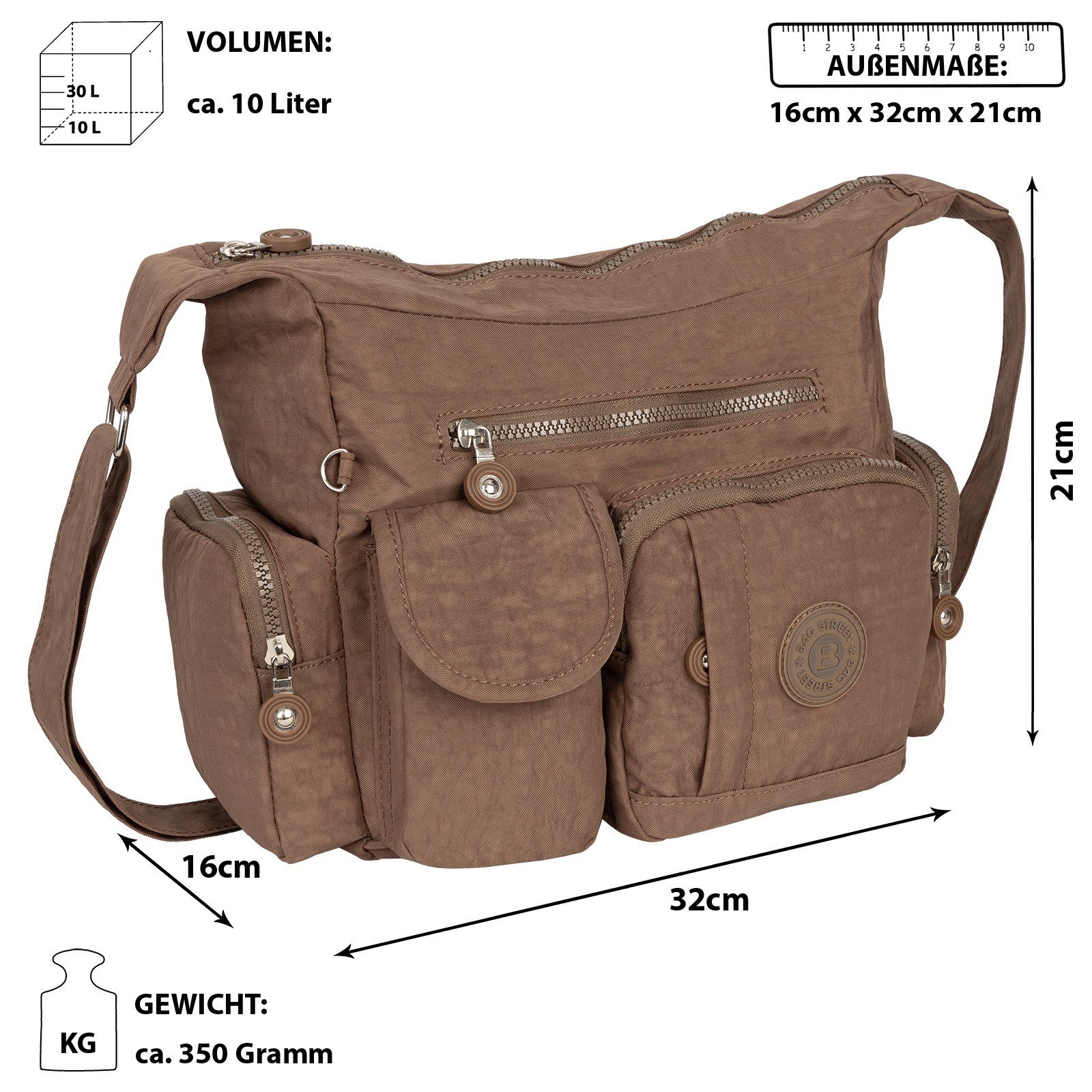 BAG STREET Umhängetasche Damentasche Umhängetasche Handtasche Schultertasch günstig online kaufen