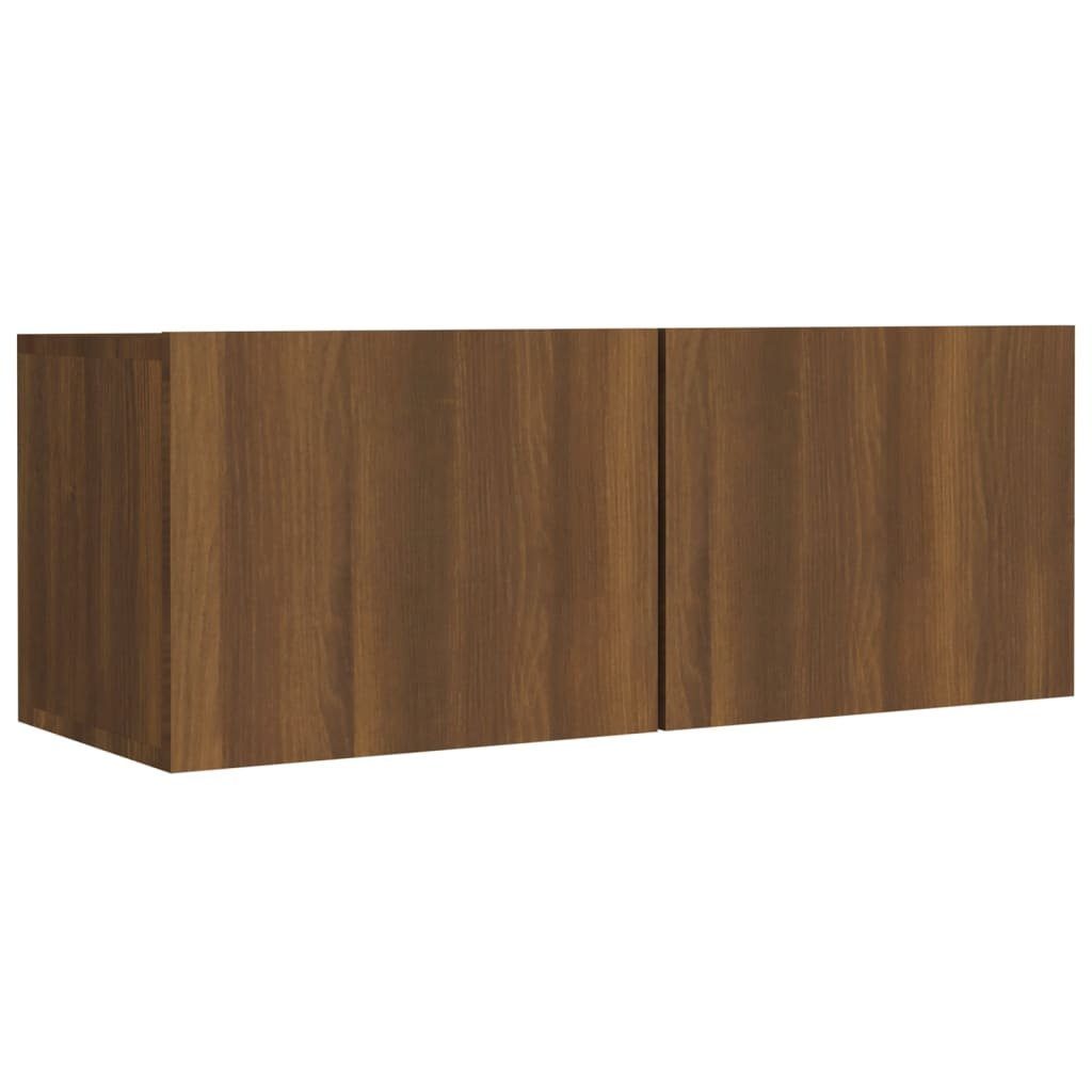 5-tlg. furnicato Eichen-Optik Braun TV-Schrank TV-Schrank-Set Holzwerkstoff