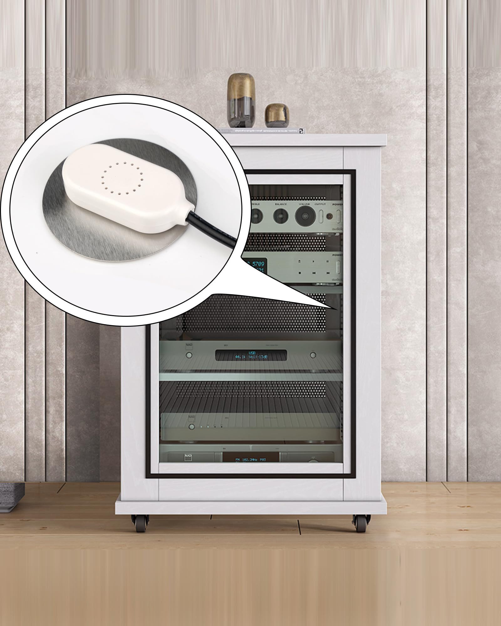 euroharry Mini USB-Ventilator Digitalanzeige temperaturgesteuertes leises L günstig online kaufen