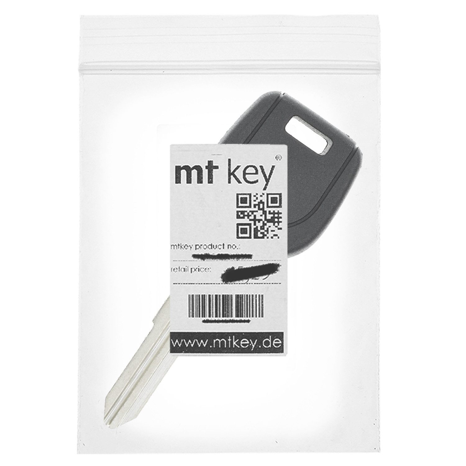 mt-key Schlüsseltasche MT KEY Auto Ersatz Schlüssel MIT8, für MITSUBISHI CHALLENGER; DIAMANTE; ECLIPSE D30; ECLIPSE D50; ECL...