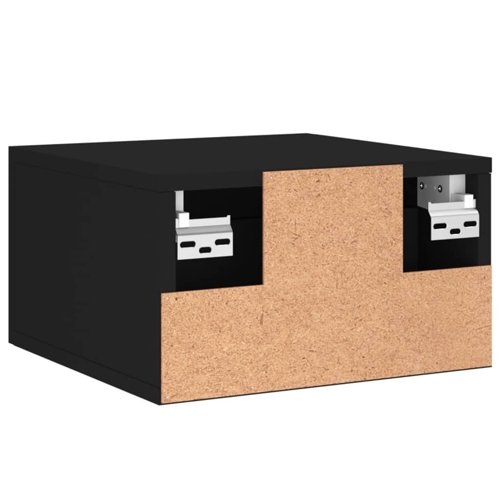 (1-St) Fächerschrank 35x35x20 cm vidaXL Wand-Nachttisch Schwarz