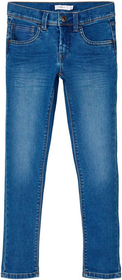 Name It Stretch-Jeans, Klassischer 5-Pocket-Style in cooler Waschung