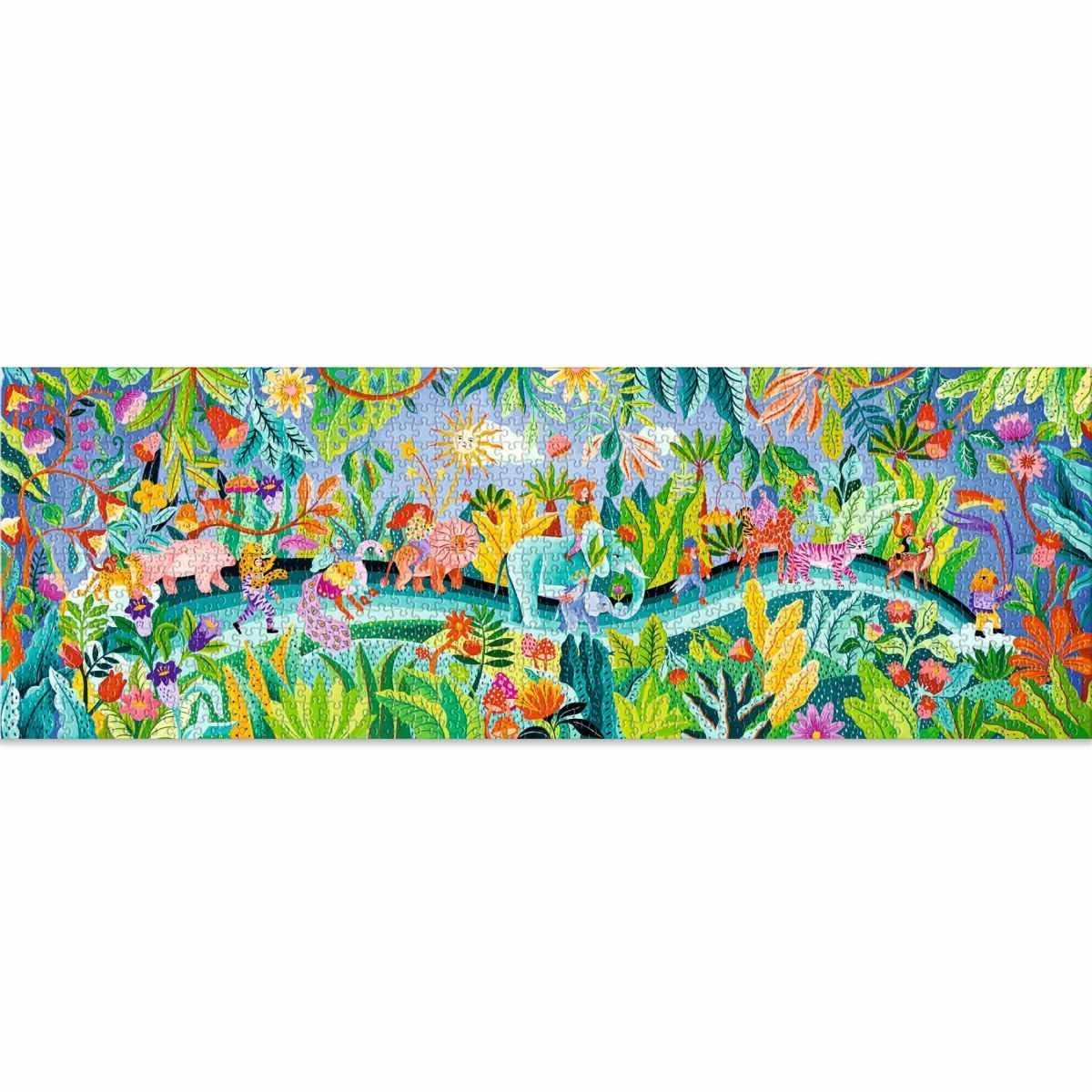 DJECO Puzzle Das Fest 1000 Teile Gallery Puzzle für Kinder, 1000 Puzzleteile, Gallery Puzzle