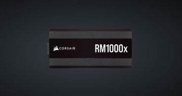 Corsair Series RM1000x, Fully Modular 80 Plus Gold 1000 Watt, EU Version PC-Netzteil