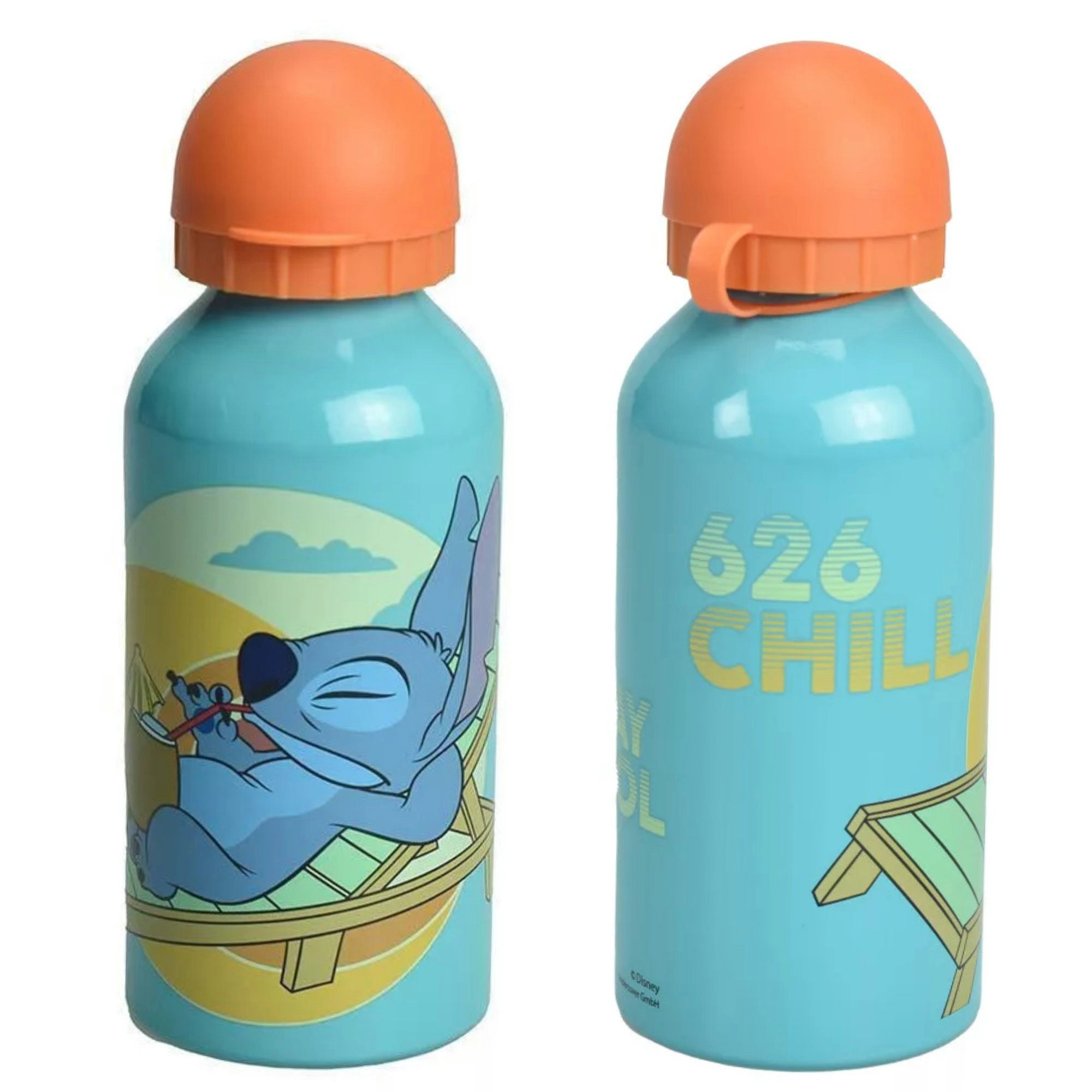Trinkflasche Disney Stitch Chill Aluminium Wasserflasche Flasche 400 ml