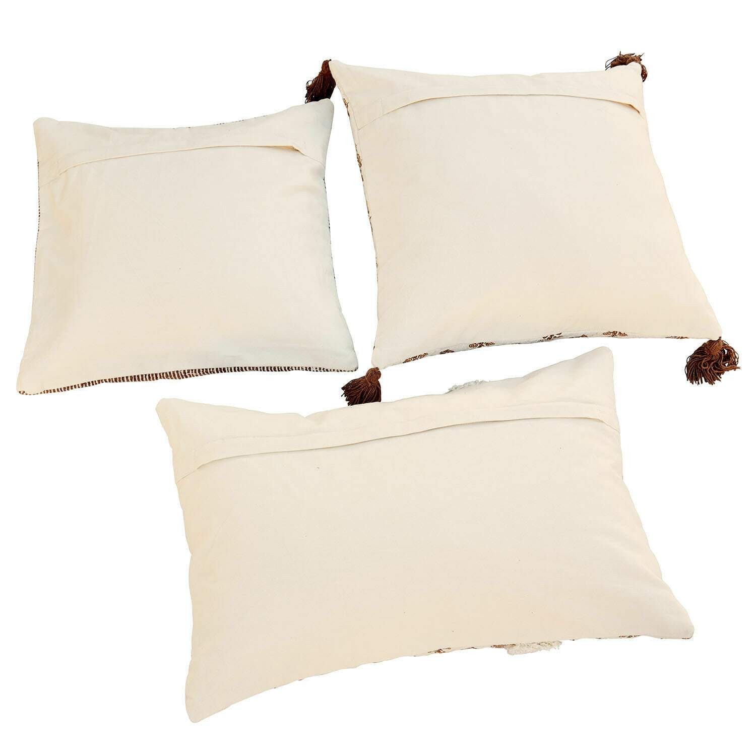 Mirabeau Kissenhülle Kissenhülle 3er Set Arsalan creme/braun günstig online kaufen