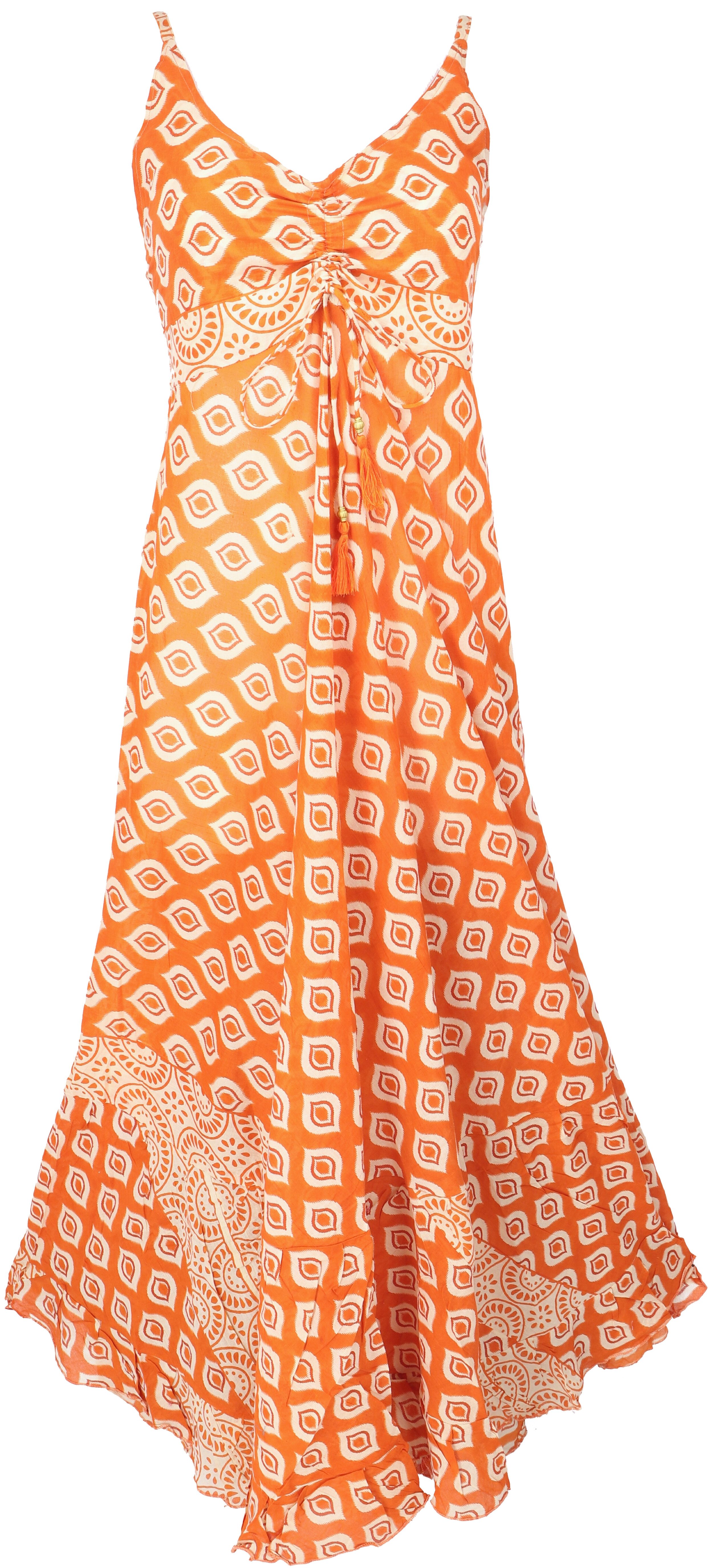 Guru-Shop Midikleid Luftiges Maxikleid, Boho Sommerkleid,.. günstig online kaufen