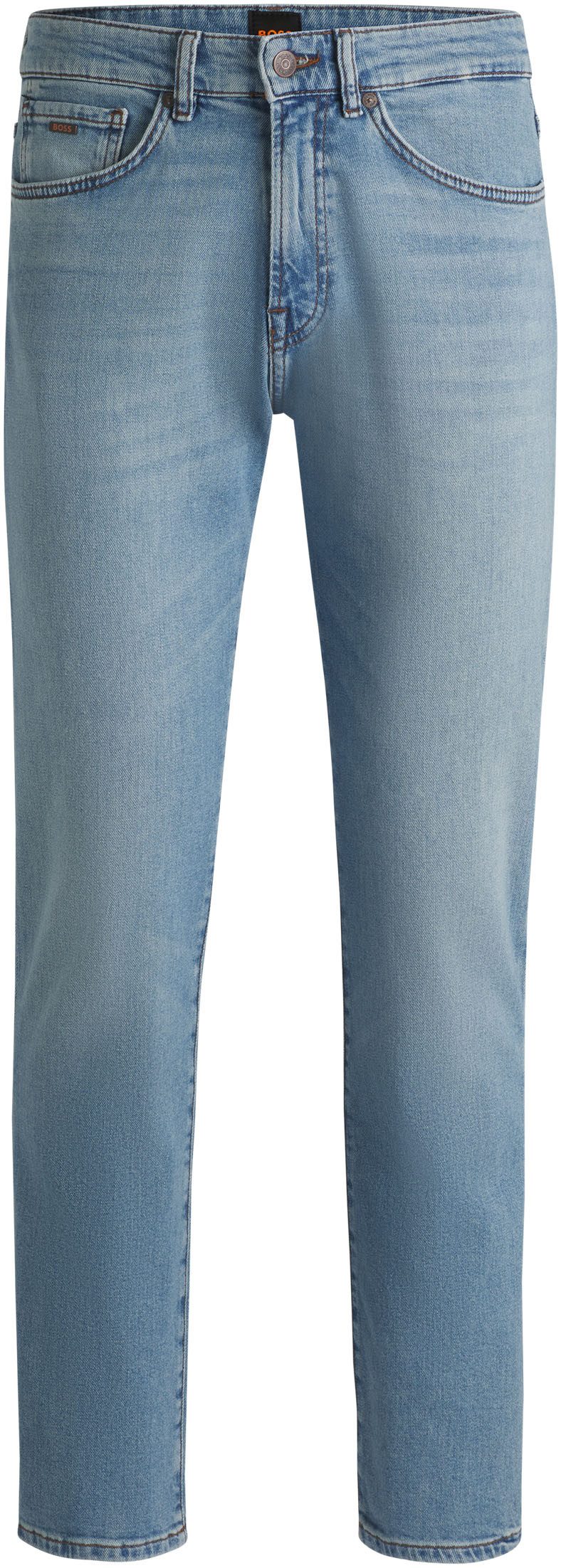 BOSS ORANGE Straight-Jeans Re Maine Stretch Denim Regular Gerades Bein Mittlere Leibhöhe
