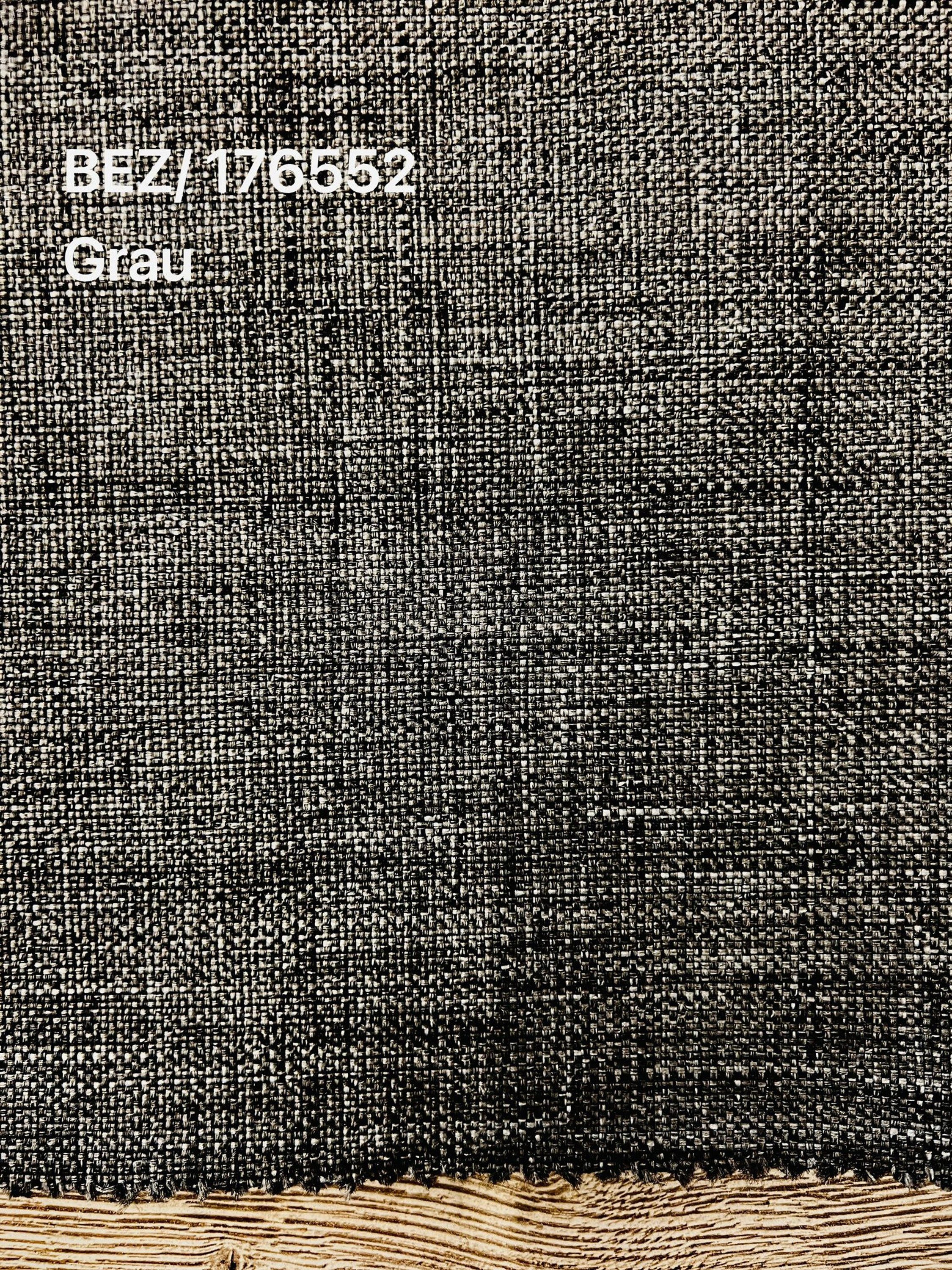 inter Boxspringbett Miami Webstoff mit 7-Zonen Taschenfederkernmatratze und Topper (140x200 cm, Grau mit 7 Zonen Taschenfederkernmatratze und Topper), Taschenfederkern-Komfort, gepolstertes Kopfteil, inklusive Matratze