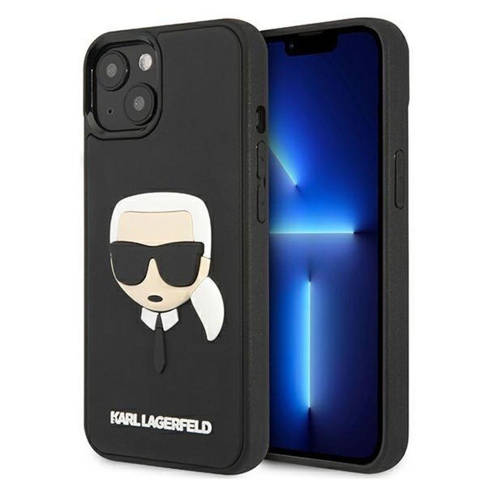 KARL LAGERFELD Handyhülle Karl Lagerfeld KLHCP13SKH3DBK iPhone 13 mini ...