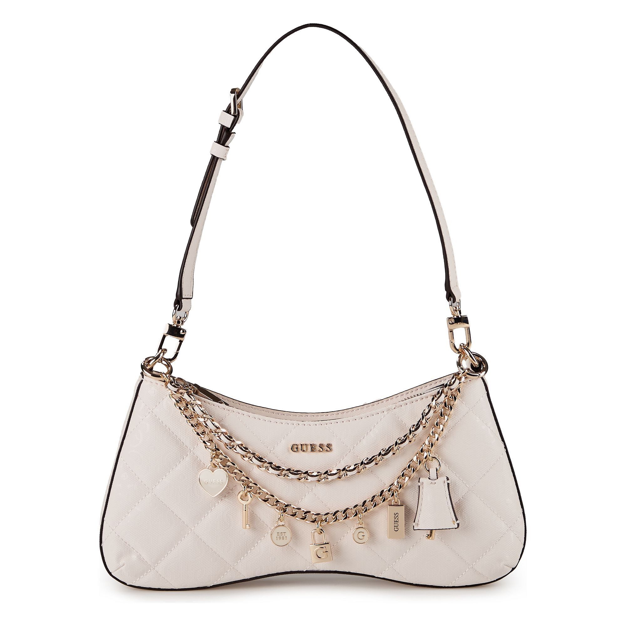 Guess Schultertasche Libby, Polyurethan günstig online kaufen