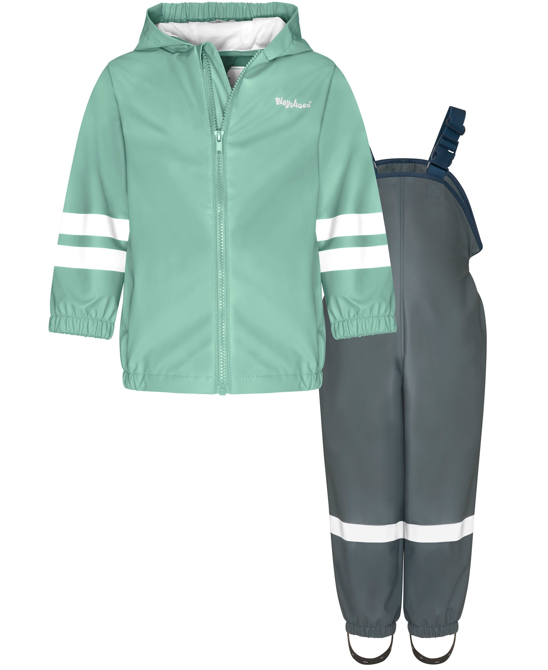 Playshoes Regenjacke Regen-Set Latzhose Basic