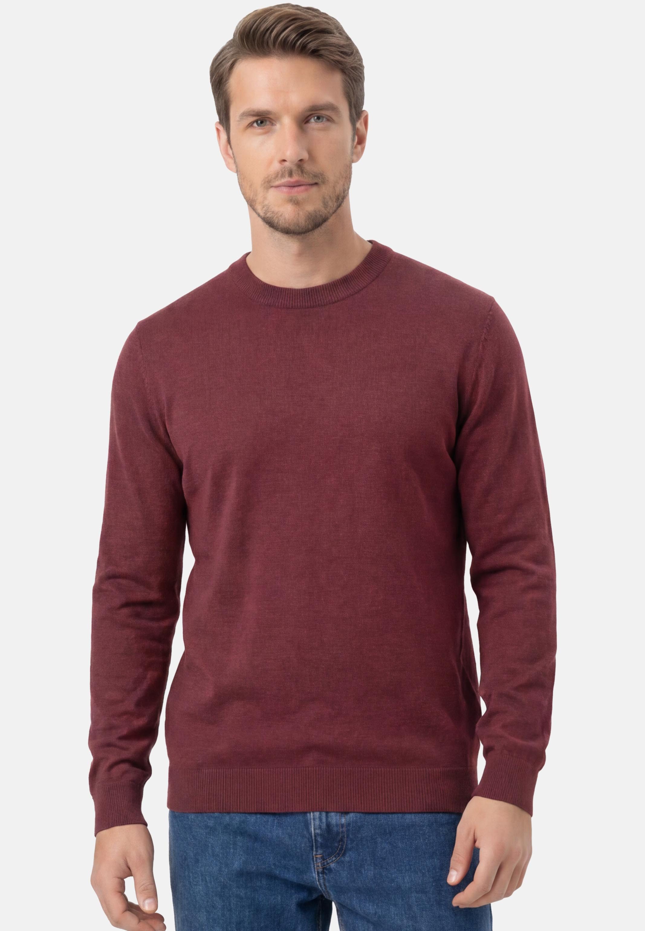 s.Oliver Rundhalspullover 2er Pack Basic (Spar-Set, 2-tlg) Pullover - Baumwolle - Blickdicht - Angenehm weiches Material