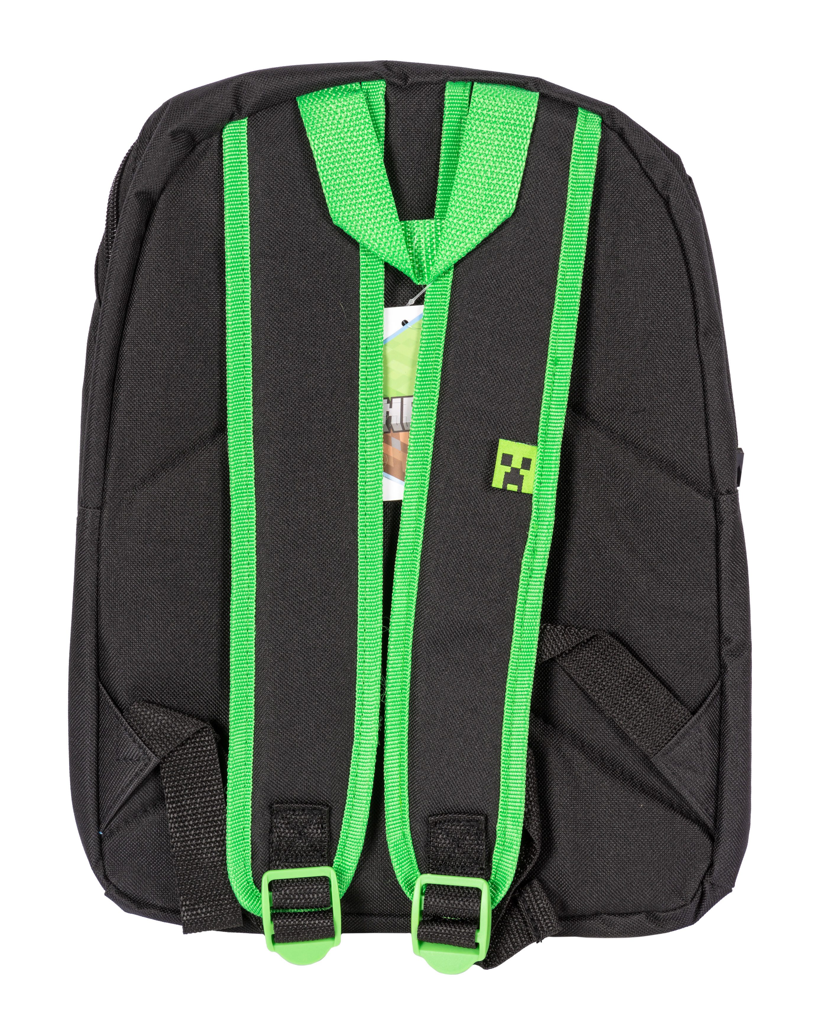 Minecraft Rucksack Minecraft - Rucksack - schwarz/grün (NEU & OVP)