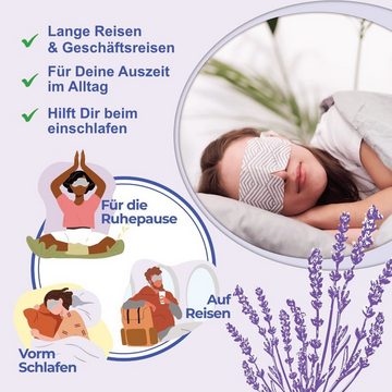 IEA Medical Augenmaske wärmend (5 Stk), Schlafmaske, Home Spa, Eye Mask, Augenmaske Wärmend, Set, Augen Wärmemaske, Augenentspannung, Augenpads, Augenpflege