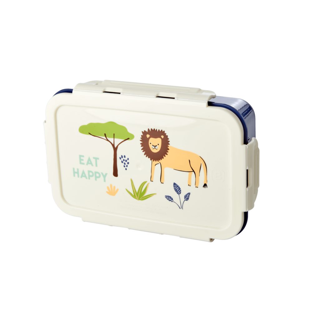 rice Brotkasten Lunchbox Jungle Animals, Kunststoff
