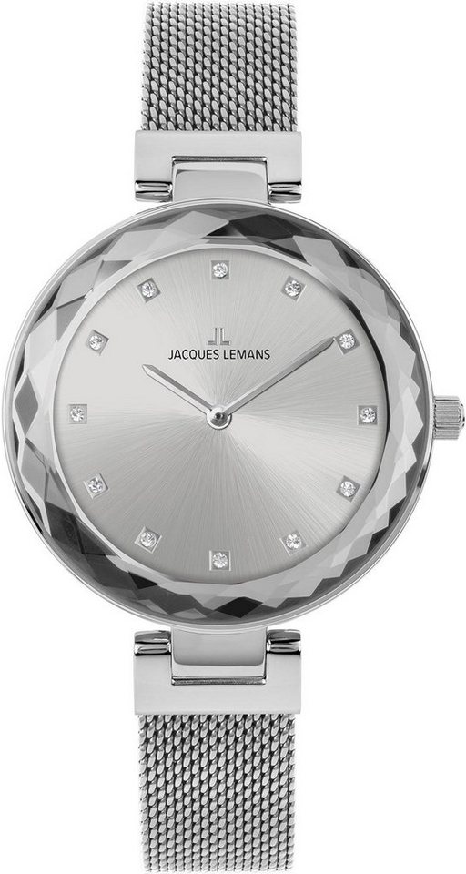 Jacques Lemans Quarzuhr Jacques Lemans Milano 1-2139B Damenarmbanduhr