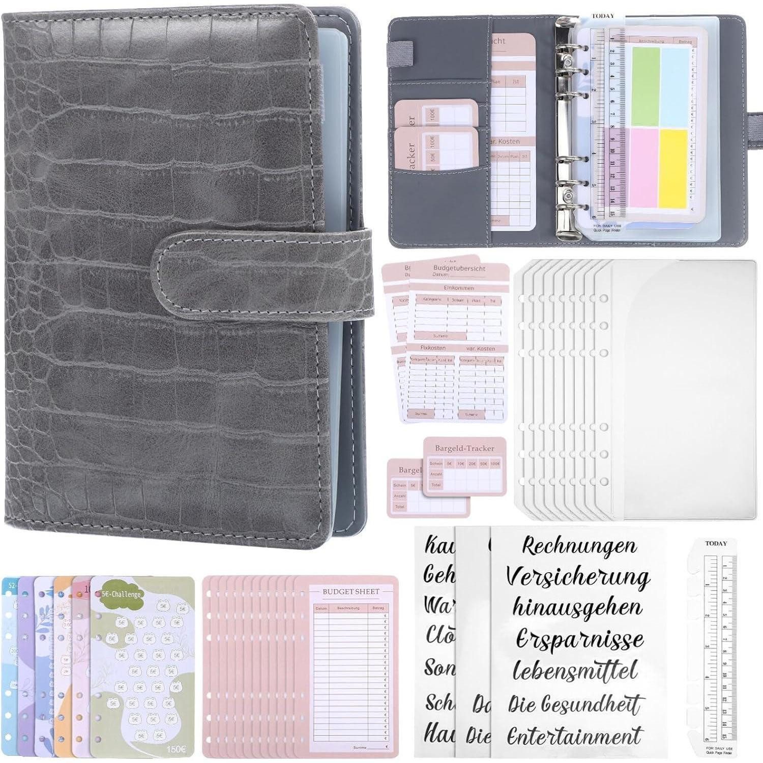 LuxusKollektion Organisationsmappe Budget Planner Deutsch A6 Binder Spar Finanz 