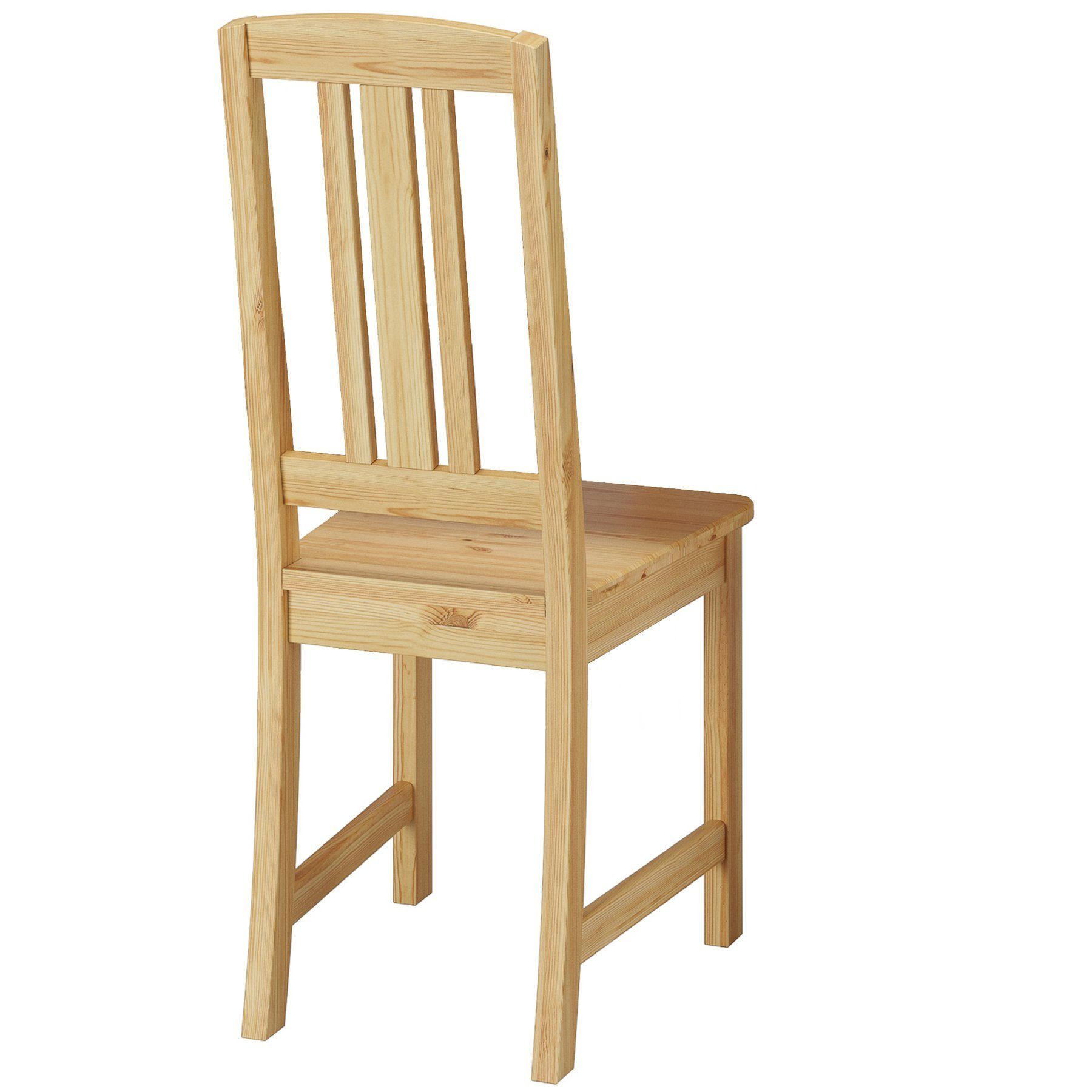 ERST-HOLZ Essgruppe 2 Kiefer Stilvolle und natur kleine Stühle Essgruppe Tisch Massivholz