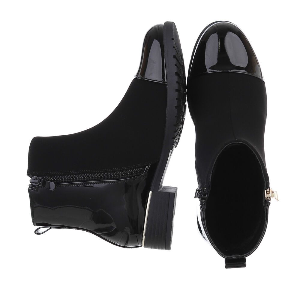 Ital-Design Damen Elegant Stiefelette (87417745) Blockabsatz Flache Stiefel günstig online kaufen