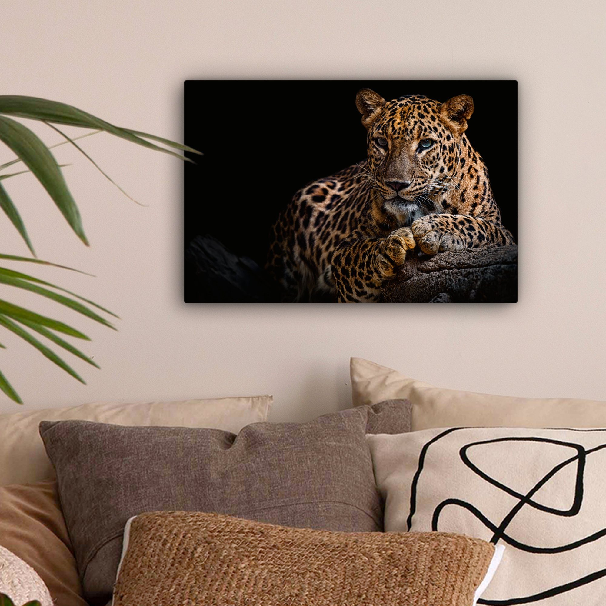 OneMillionCanvasses® Leinwandbild Wildtiere - Panther - günstig online kaufen