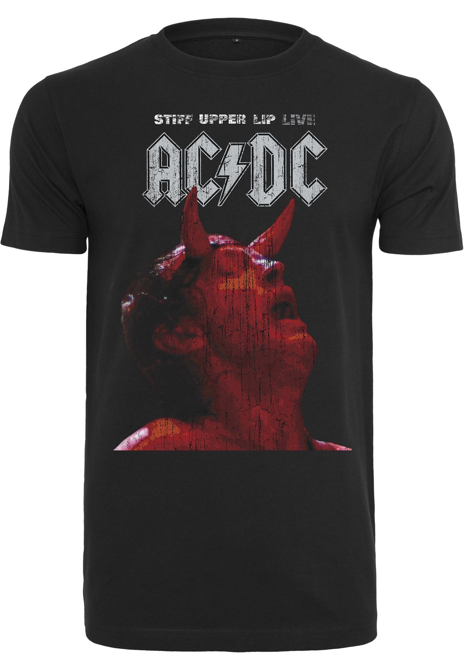 Merchcode T-Shirt Herren Tee AC/DC (1-tlg) Stiff