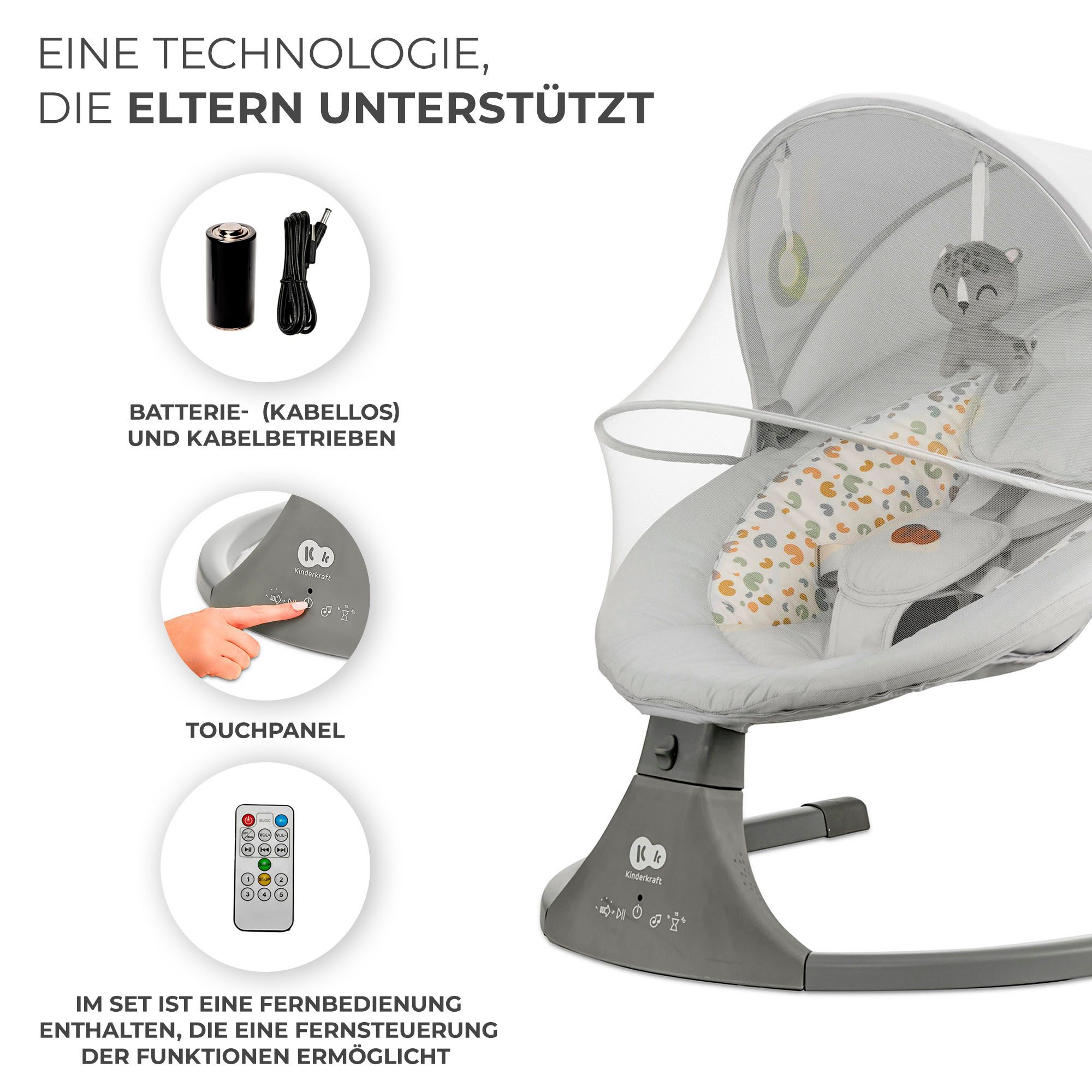 Kinderkraft Babywippe LUMI 2