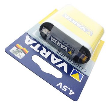 VARTA Varta Superlife 4,5 Volt 3012 Normal 3R12, 3R12P Flachbatterie Batterie, (4,5 V)