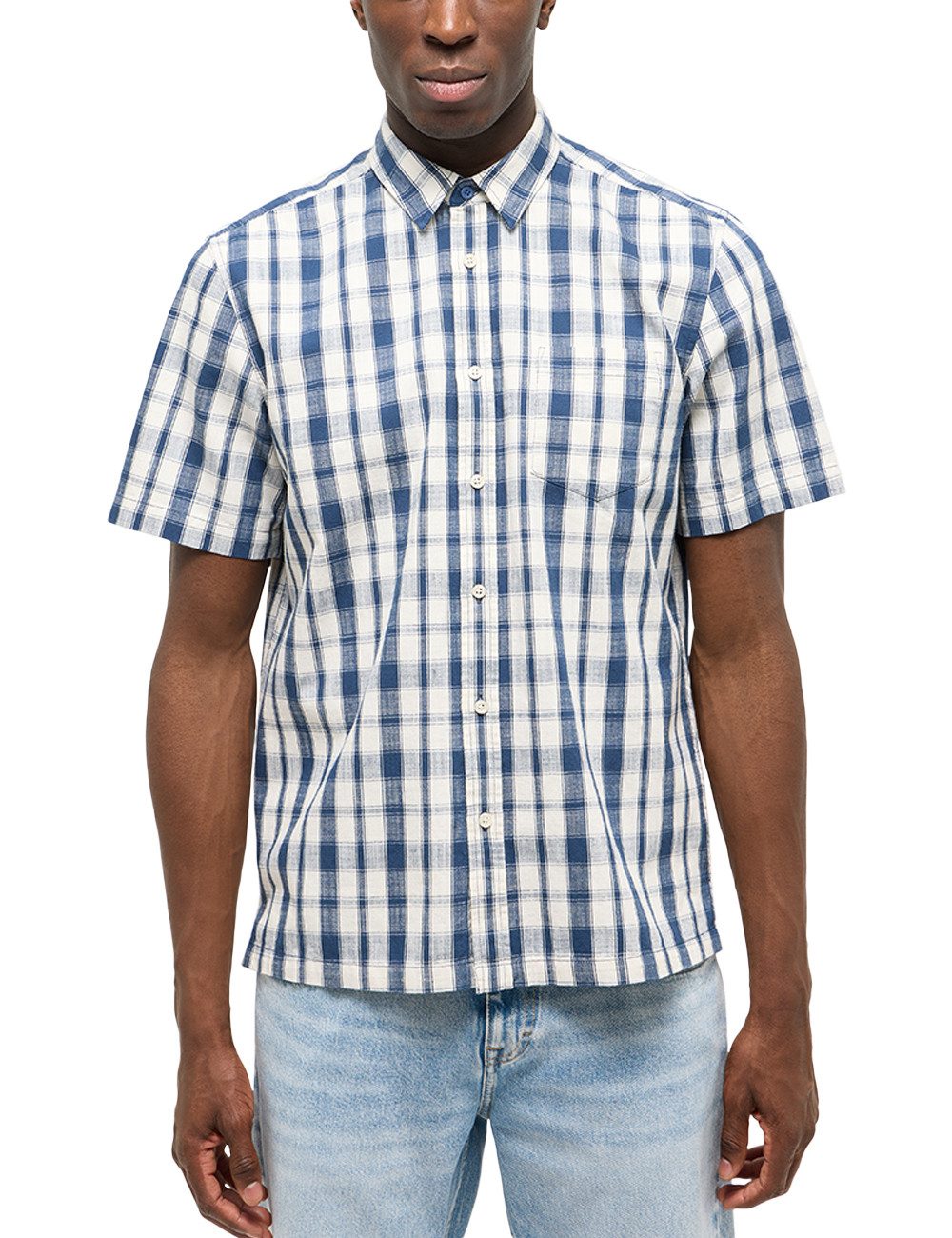 MUSTANG Kurzarmhemd Herren Style Darien