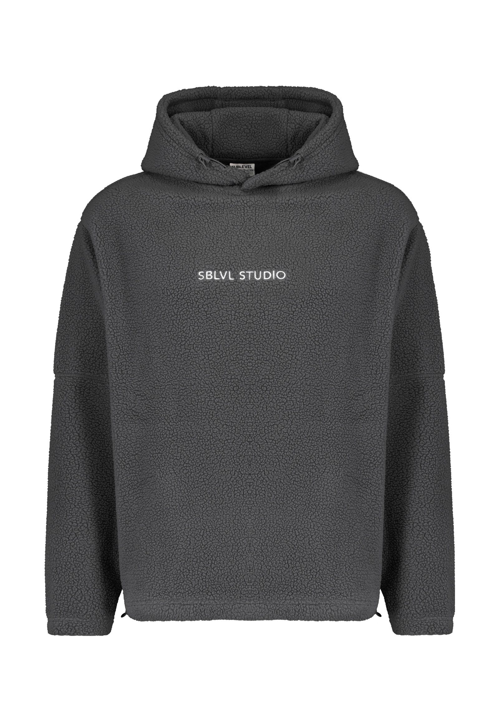 SUBLEVEL Fleecejacke Herren Fleece Kapuzenpullover Sweater, günstig online kaufen