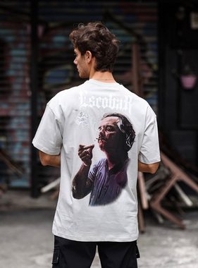 Denim House T-Shirt Herren T-Shirt, Oversize Fit, "Mafia & Escobar" Druck