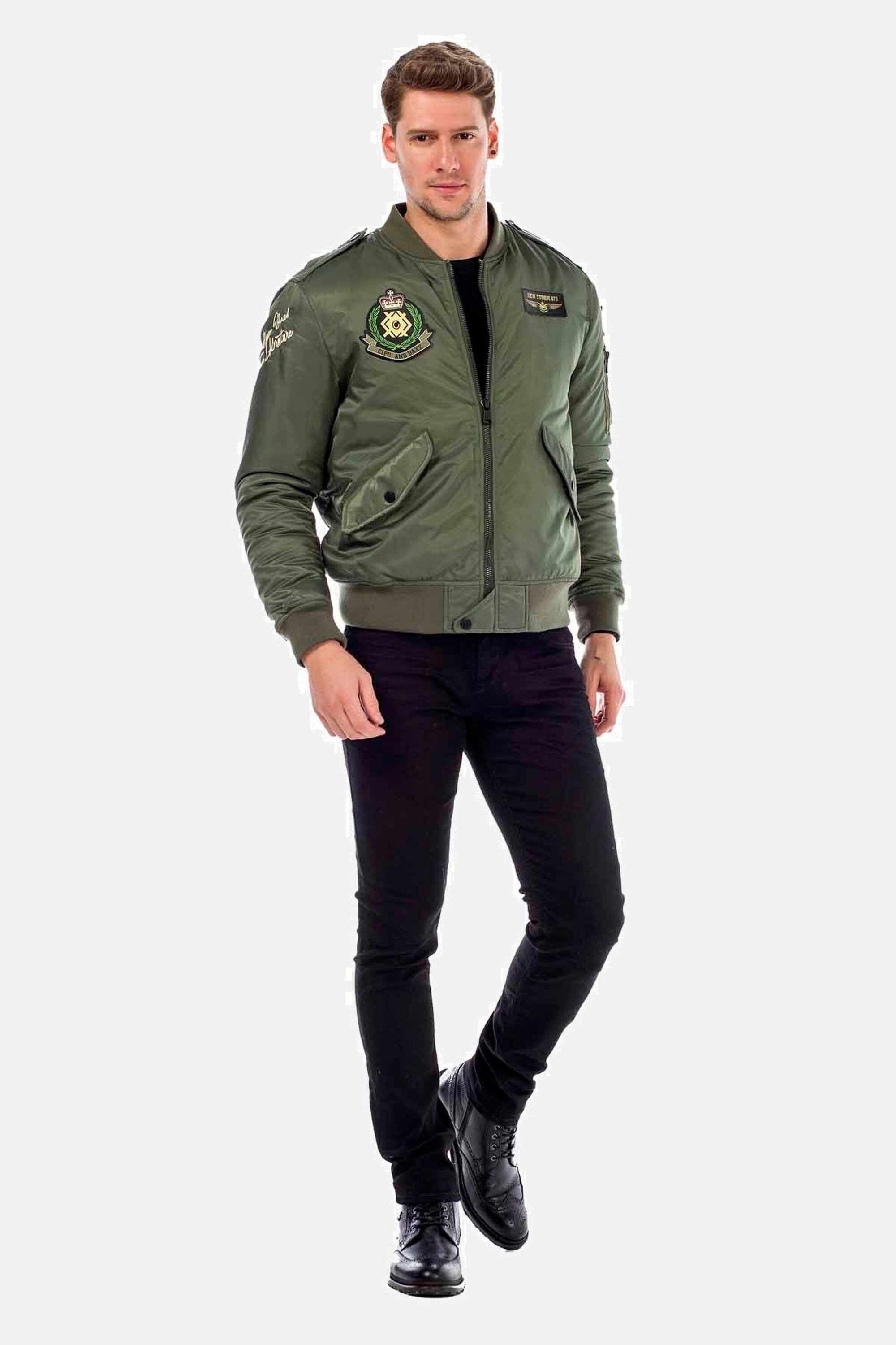 Cipo & Baxx Bomberjacke Jacke in Regular-Fit, CM-133